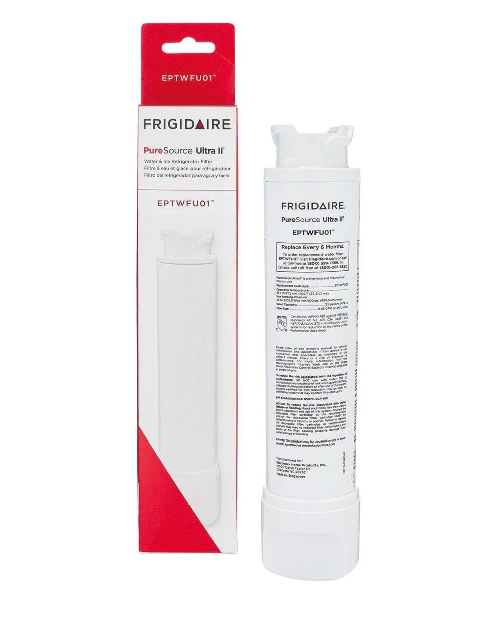 Original Frigidaire EPTWFU01 PurePour PWF-1 Water Filter 1 C Sealed FLAWED BOX